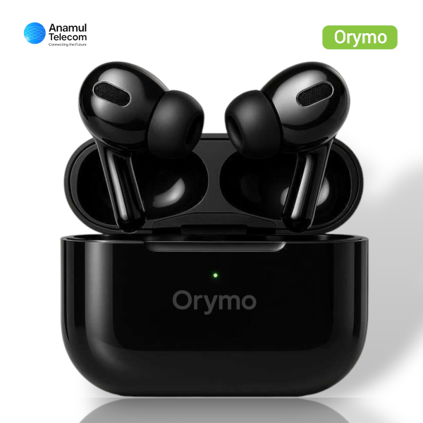 Oraimo Style TWS Bluetooth Earbuds - Wireless Earphones with ENC, Bass Boost, 20H Battery, Type-C Charging - Black - Image 3