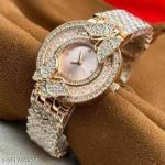 Luxury Watch Women Fashion Wristwatch Ladies gold colour &Watches - Image 2