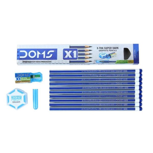 DOMS X1 X-TRA Super Dark Pencil &ndash; Bold, Smooth, Long-Lasting for Precise, Perfect Lines - Image 2