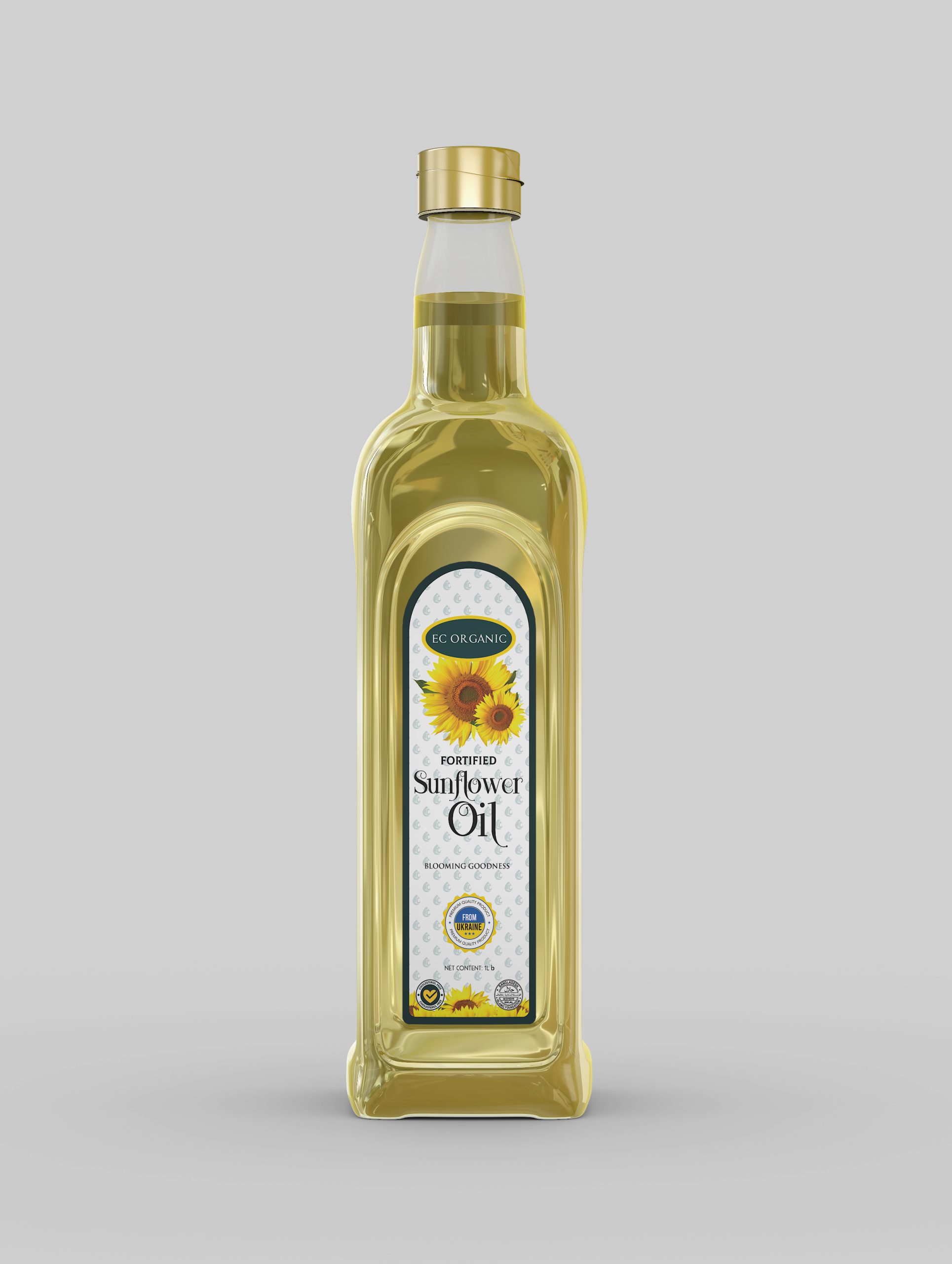 EC Organic Sunflower Oil 1 Liter Pet Bottle Sale Bangladesh