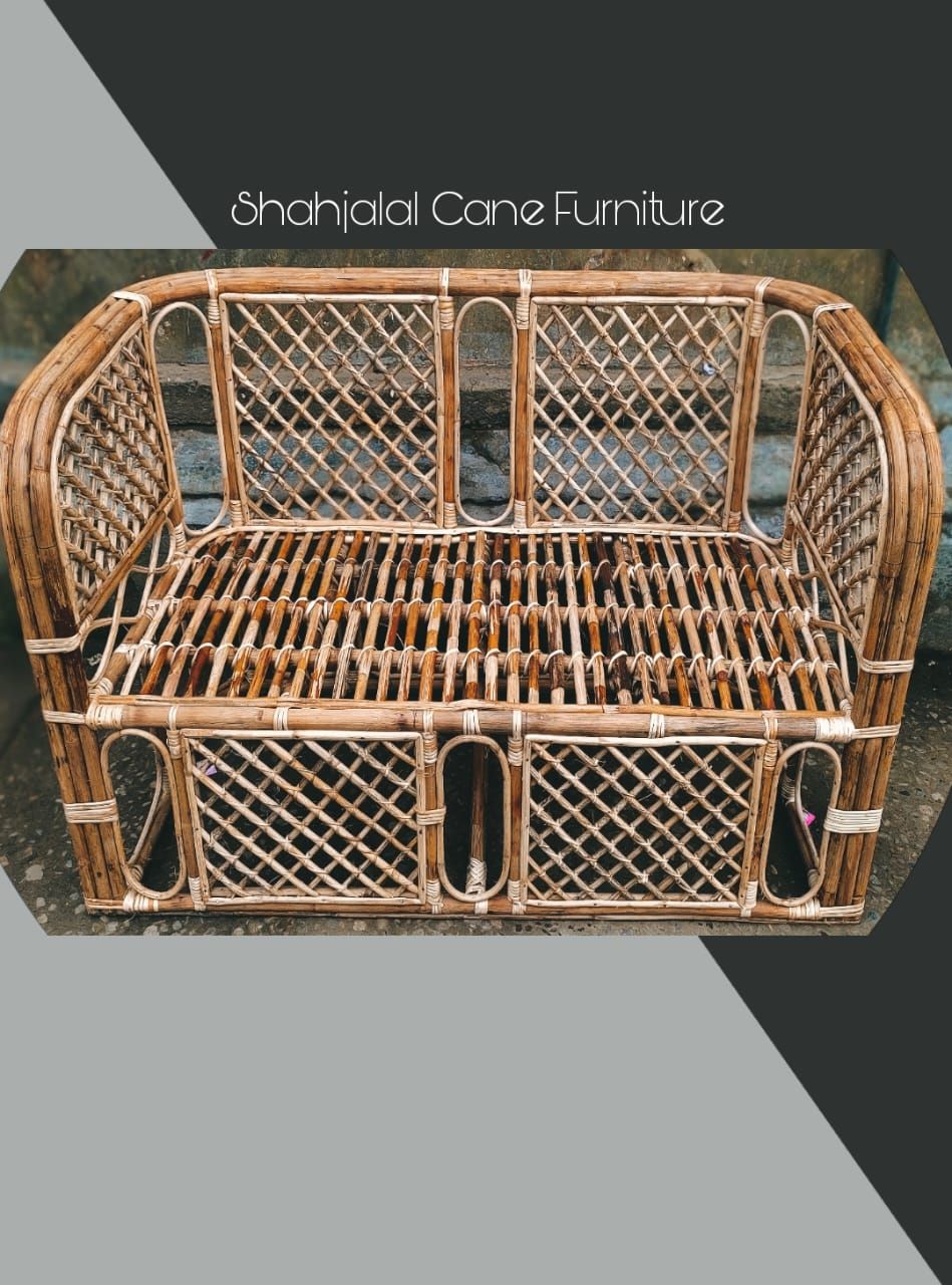 S5277544b156942deb7def9bd595fc9093 Tranding Ratan Cane Carpet sofa 2set - Image 1