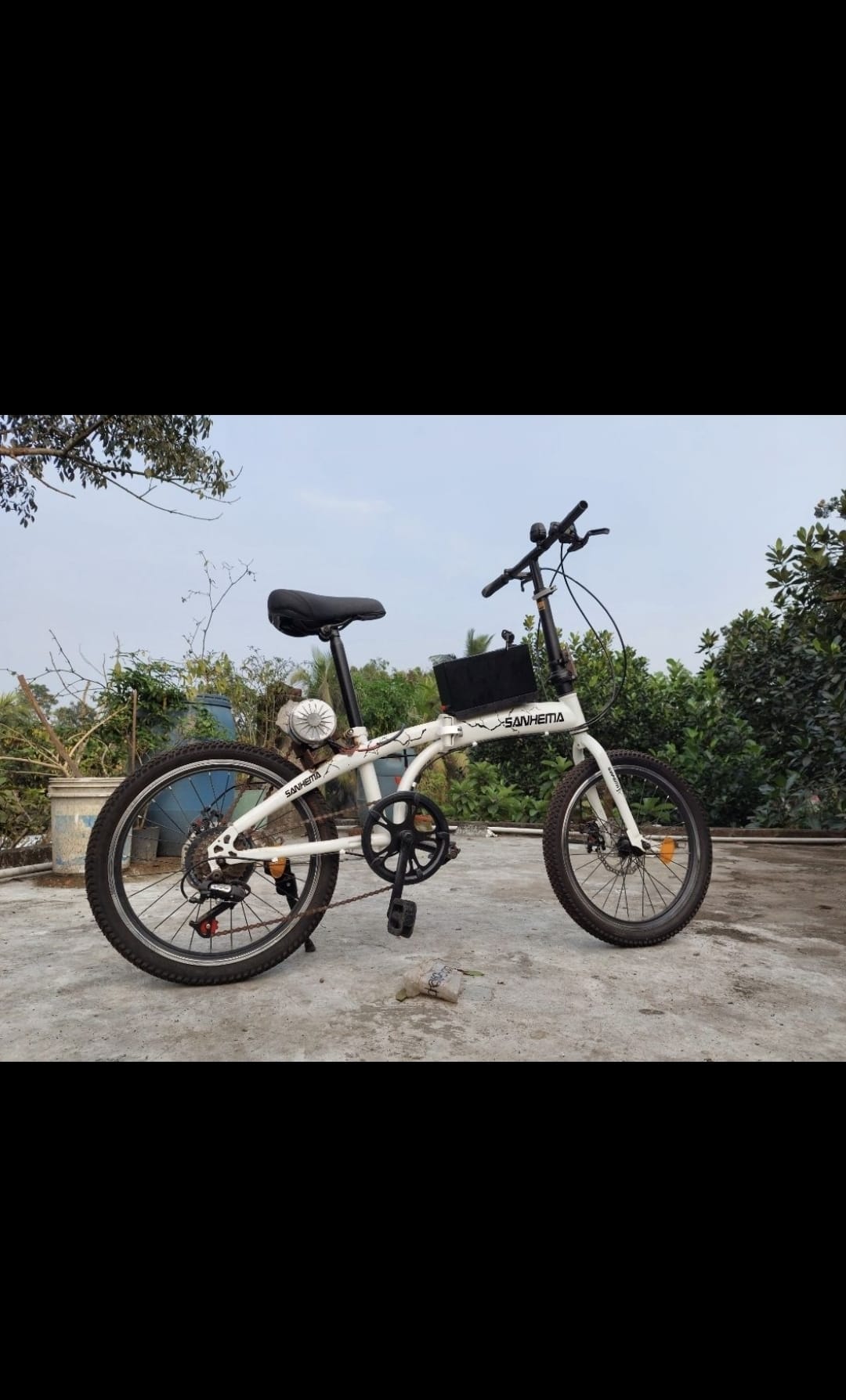 Scc1b9c79f5d848968809f801a896e8c0u Electric bicycle with double foldable. - Image 1