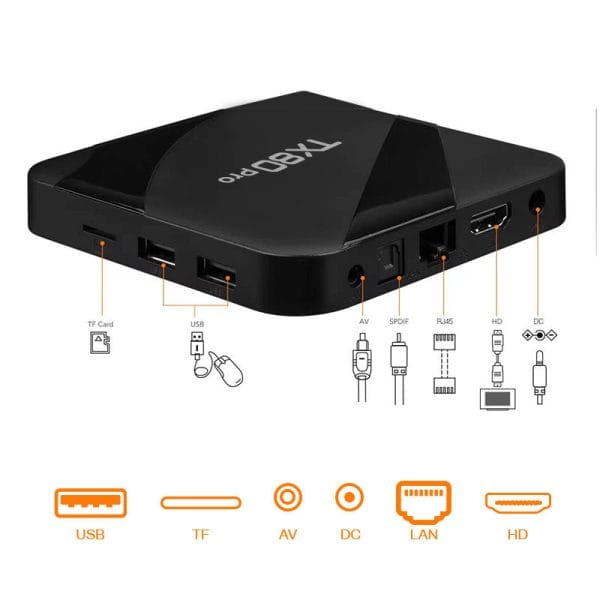 TX80 PRO 4K Ultra Hd Android 15 Tx10 Tx20 Pro Tx30 Tx60 Android Tv Box last Update edition tx80pro Android tv box - Image 2