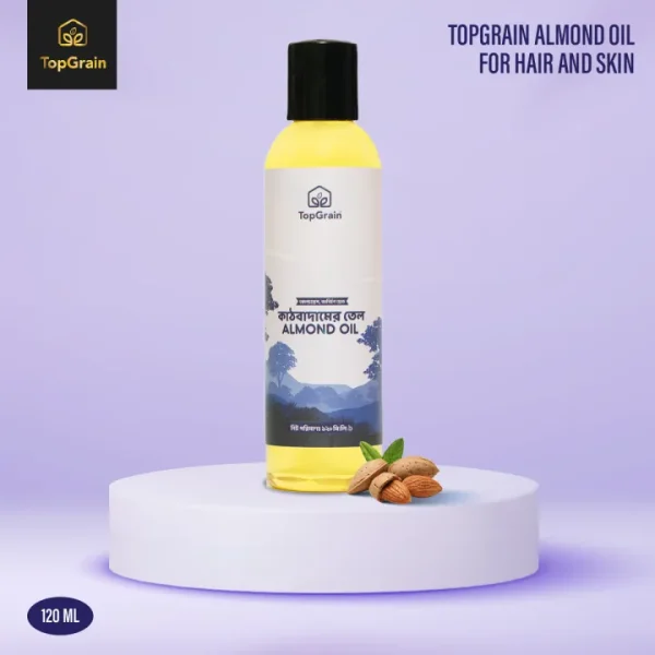 TopGrain Almond Oil for Hair and Skin-120 ML - Image 3