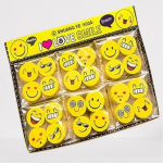 Cute Emoticon/Emoji Eraser for kids (4pcs) - Image 2