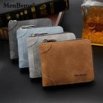 Men Zipper Wallet Casual Male Wallet Multi-card Soft Purse- For Men - wallet