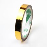 Golden Reflective Adhesive Tape Safty Warning Stripe, Masking Tape DIY Craft 19mm/30mm Width