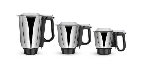 Bajaj Juvel Digi Mixer Grinder 800 Watts 3 Jars, Dark Grey - Image 2