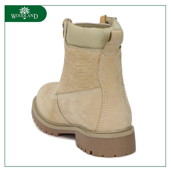 WOODLAND Sandy Beige boots for men - Image 3