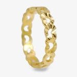 Gold Plated Copper Finger Ring For Women