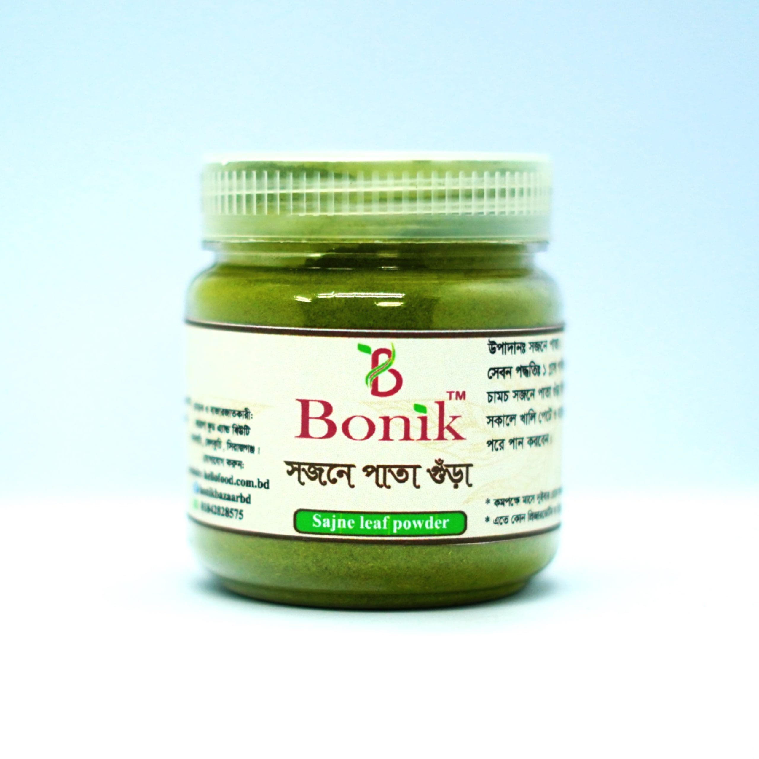 c2223e6010e78453f165d329be2f1944 Sojne Pata Gura / Moringa Leaf Powder-100gm - Image 1
