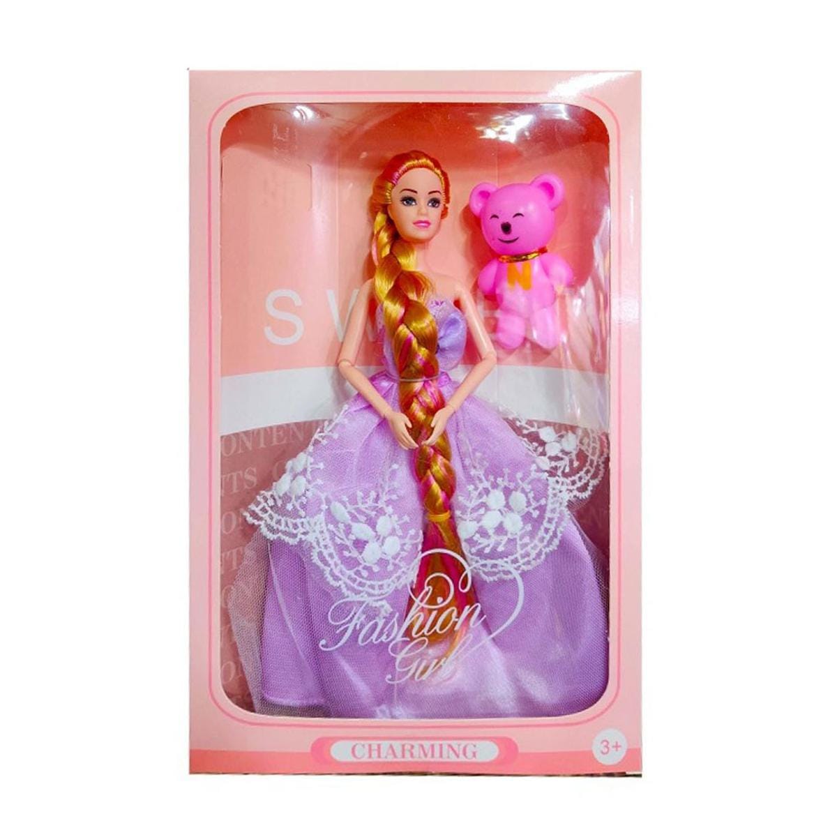 c727e1f182262dbc0f3b9752b7082842 Barbie Doll Beautyful Movable Hand leg Toy For Girls - Doll - Image 1