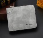 Men Zipper Wallet Casual Male Wallet Multi-card Soft Purse- For Men - wallet - Image 3