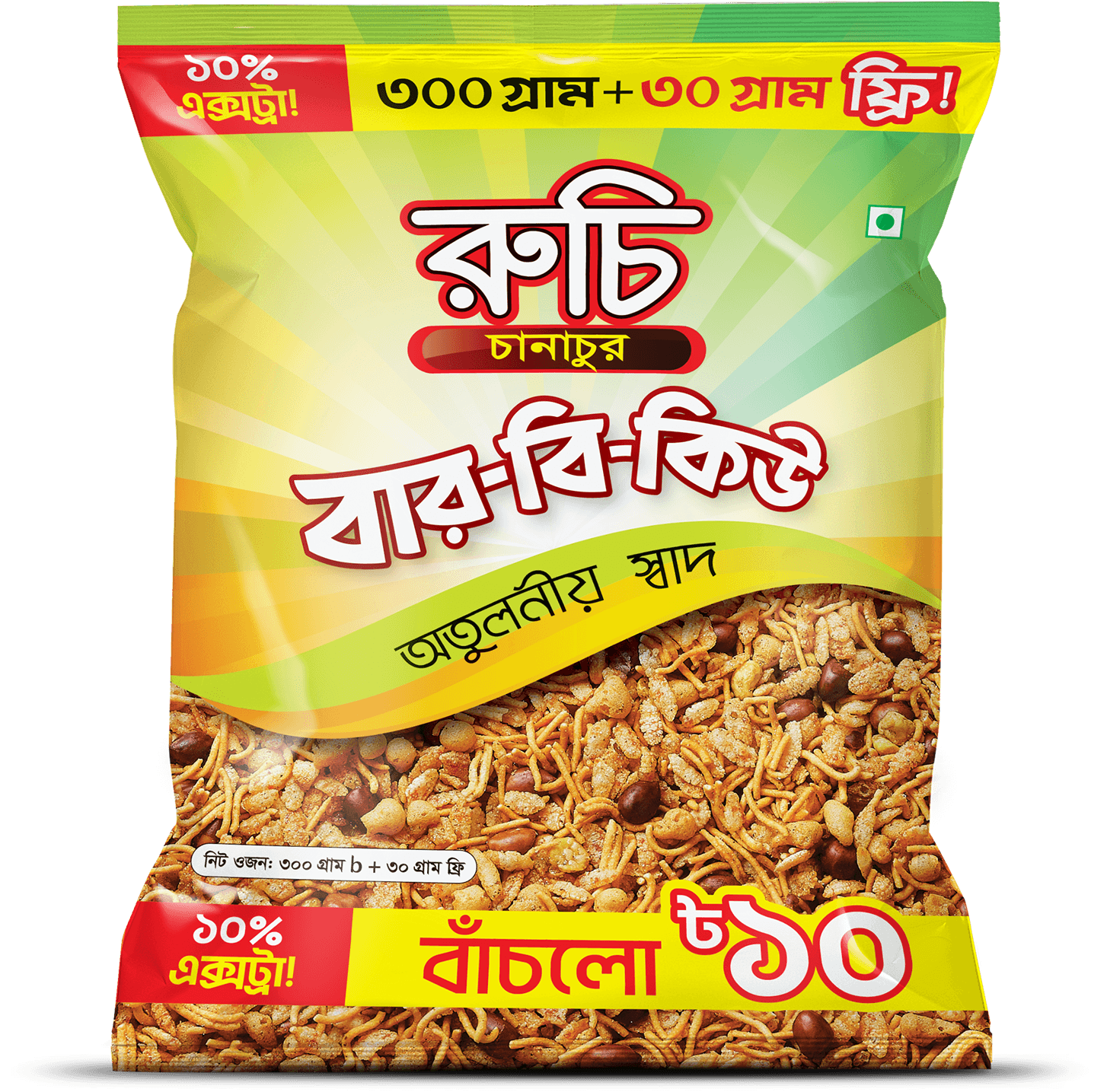 ee819bcca93204d98322f787fc33da7a-1 Ruchi BBQ Chanachur - 300gm - Image 1