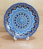 24 pieces blue new nakshi dinner set - Image 3