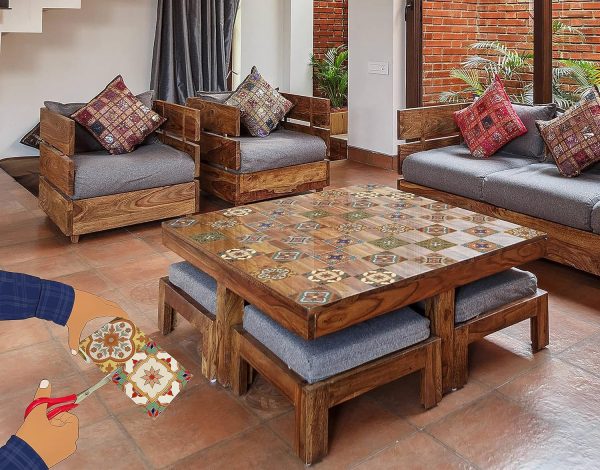 Spanish Terracota Mosaic Tile Sticker - 30 Self-Adhesive Stickers for Cupboard, Panel, Cabinet, Furniture, Table, Glass, Wall - 3 in X 12 Ft Border Quality2 - Image 2