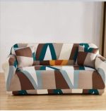 China print Sofa cover 2+2+1 seater stitch Design Spandex fabrics/exlusive Tex - Image 2