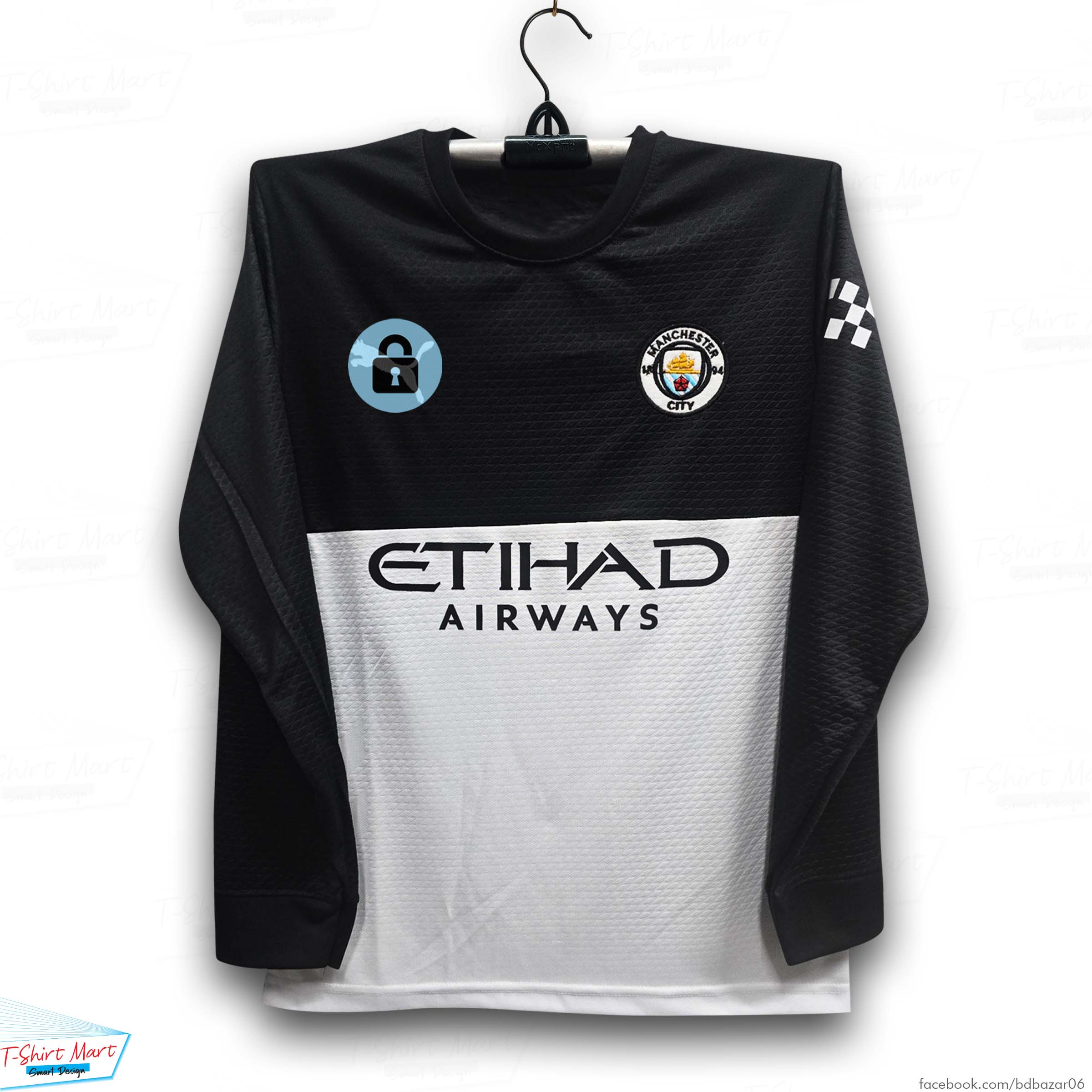 Dhaka Capaitals Full Sleeve Polo Cricket Jersey For Men - BPL Lo Manchester City 2025/2026 Thai Premium Football Jersey For Men - Long Sleeve - Manchester City Jersey 2025 - Image 1
