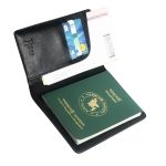 SSB PASSPORT COVER HOLDER LEATHER BLACK SB-PH17