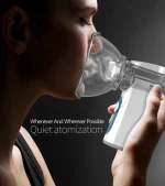 KIUZOU Rechargeable Silent Mesh Nebulizer Handheld Asthma Inhaler Atomizer Children Health Care Portable Nebulizer Humidifier - Image 2
