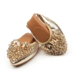 Plus Size 34-43 Women Shoes 2025 New Loafers Slip on Flat Shoes Woman Foldable Ballet Flats Ladies Shoes zapatos mujer WSH3502 - Image 2
