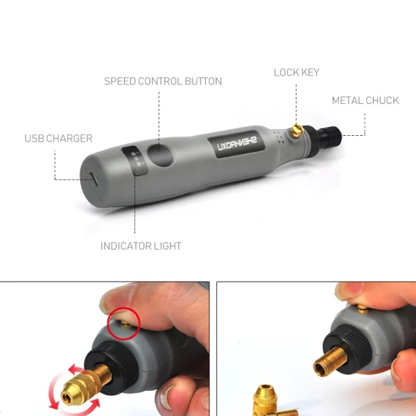 Mini Cordless Drill Power Tools Electric 3.6V Drill Grinder Grinding Accessories Set Wireless Engraving Pen For Dremel Home DIY - Image 3