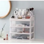 Cosmetic Storage Box Large Capacity Transparent Drawer Jewelry Makeup Storage Box Multi-layer Multi-functional Desktop Organizer - Image 2