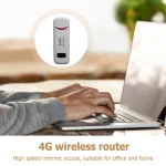 4G LTE WiFi Router 150Mbps Pocket Hotspot USB Mobile WiFi Router SIM Card Slot Network Adapter 4G Card Router for Home Office - Image 3