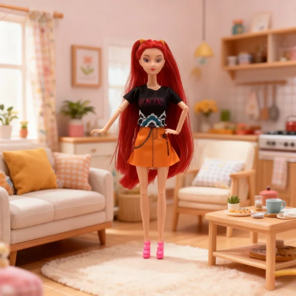 New Kpop Devil Hunter Barbie Doll Vinyl Doll Rumi mila Zoey Children's Birthday Gift Toy Desktop Ornament Gift Collection - Image 2