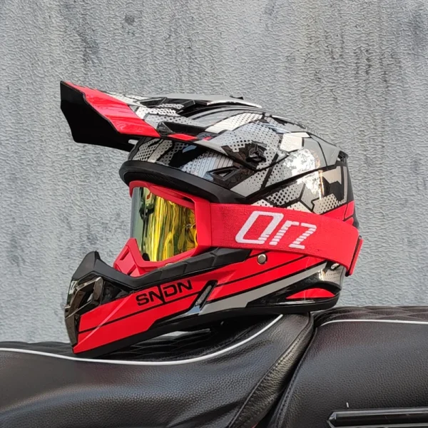 ORZ New Product Motorcycle Off road Helmet Bicycle Speed Drop DH Full Helmet Track Rally Kart Helmet - Image 3