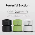 Mini USB Desktop Vacuum Cleaner - Cordless Handheld Portable Vacuum for Office Home & Car