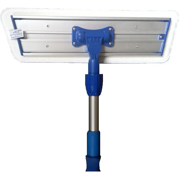 16 Inch Professional Microfiber Mop Kit with Wet and Dust Pads for All Surfaces, Ideal for Commercial Use - Image 2