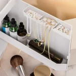 Cosmetic Storage Box Makeup Box Large Capacity Dustproof Desktop Drawer Make Up Drawer Container Jewelry Lipstick Boxs Organizer - Image 3
