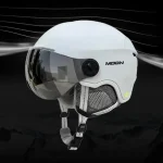MOON-Integrated Ski Helmet for Men and Women, Professional Goggles, Snowboard and Alpine Skiing, Warm, Breathable, Winter - Image 2