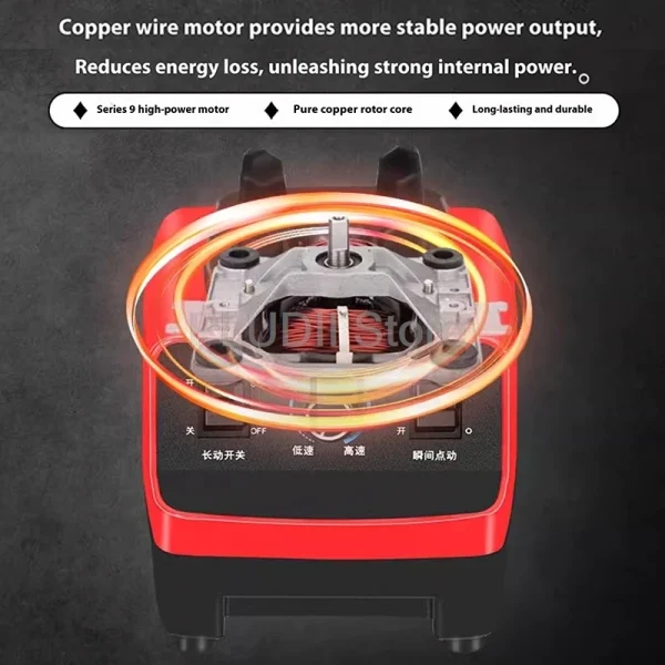 Household Superfine Powder Grinding Machine Dry Wet Dual Use Commercial Electric Grinder For Grains Spices Kitchen Appliance - Image 2