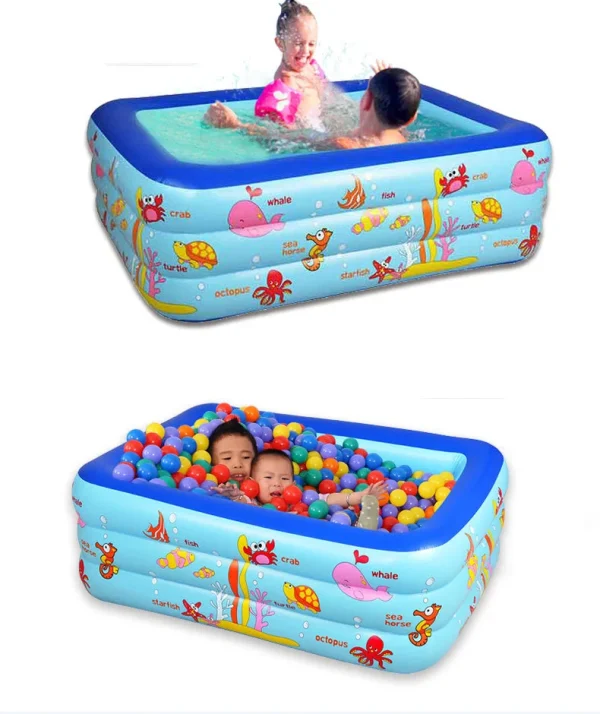 Swimming Pool 1PCS Indoor Large Game Inflatable Pool Long Kids Home Large Baby Toys Ocean Ball Pool - Image 6
