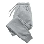 Mens Casual Pants Autumn Winter Fleece Sweatpants Men Running Jogger Sports Gym Trousers Fashion Solid Color Workout Long Pants - Image 3