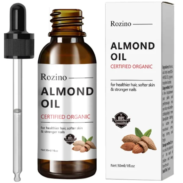 30ml Natural Organic Almond Oil Anti Wrinkles Face Oil Relaxing Therapeutic Massage Oil Firming Skin Body Oil Skin Care Products - Image 2