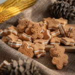 10pcs Simulation Christmas Cookies Model Cute Gingerbread Man Bear Biscuit Fake Cake Dessert Ornaments Photo Props Xmas Decor