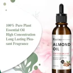 30ml Natural Organic Almond Oil Anti Wrinkles Face Oil Relaxing Therapeutic Massage Oil Firming Skin Body Oil Skin Care Products - Image 3