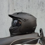 ORZ Motorcycle Helmet Vintage Casque Moto Black Warrior Combination Helmet Full Half Helmet Cruising Cascos Motorcross Capacetes - Image 2