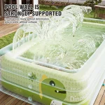 Large Size Inflatable Pools Indoor and Outdoor Inflatable Family Swimming Pool Folding Play Pool with Water Gifts for Children - Image 2