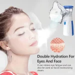 Mini Facial Steamer Rechargeable Silent Mesh Nebulizer Handheld Portable Nebulizer Humidifier Face Rehydration Skin Care Tools