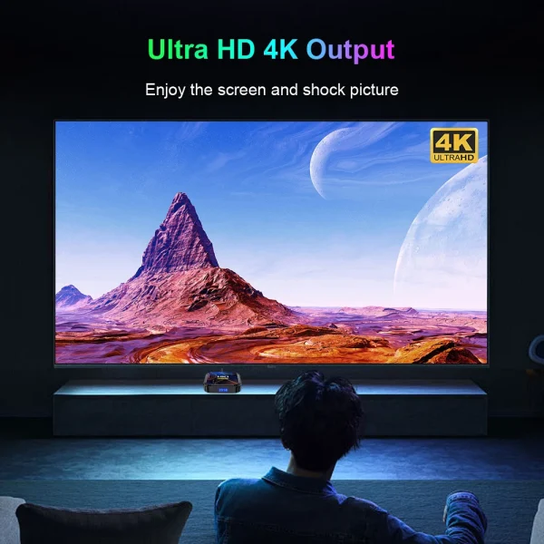 HK1 RBOX K8S Android 13 TV Box Rockchi RK3528 2.4G 5G Wifi BT HDR 8K Decoding 16GB 32GB 64GB - Image 4