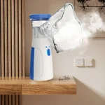 Mini Facial Steamer Rechargeable Silent Mesh Nebulizer Handheld Portable Nebulizer Humidifier Face Rehydration Skin Care Tools - Image 2