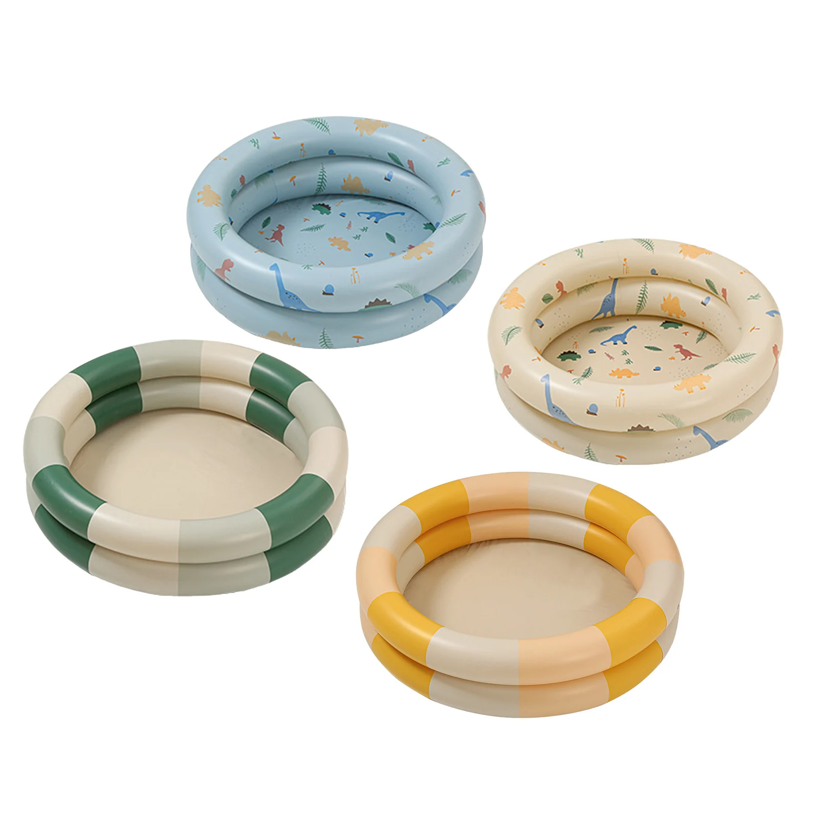 kf-S7d39e67ea71c405e9b35212c47c788caL Inflatable Pool Baby Retro Blow Up Swimming Pool Family Cute Style Thickened Water Pool - Image 1