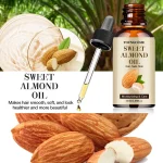 40/60ml Pure Natural Almond Essential Oil Moisturizing Skin Face Hair Care Massage Diffuser Oil