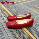 Luxury Butterfly-Knot Footwear Flats With Shoes For Women Female Soft Fashion Shallow Ladies Ballet Flats Slip On Shoes - Image 3