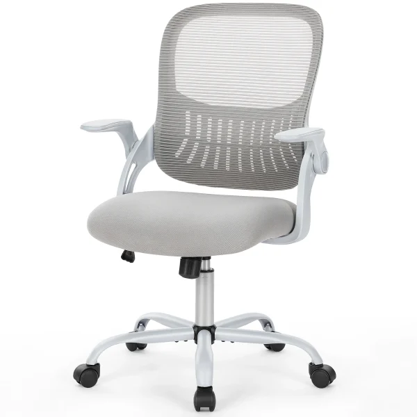 JHK Ergonomic Mesh Backrest Office Desk Chair Adjustable Height Computer Rolling Work Swivel Gaming Chairs With Wheels For Home - Image 2
