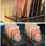 7-Compartment Transparent Makeup Organizer for Eyeshadow Palette and Cosmetics, Vanity Table and Bathroom Countertop Storage Box - Image 2